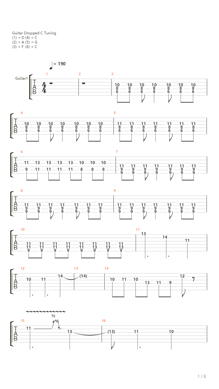 The Hands That Used To Hold Me吉他谱