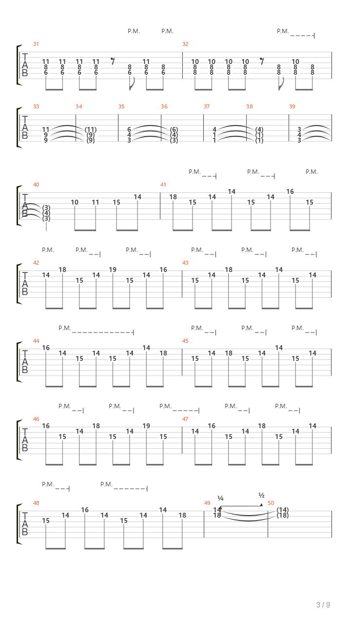 The Hands That Used To Hold Me吉他谱