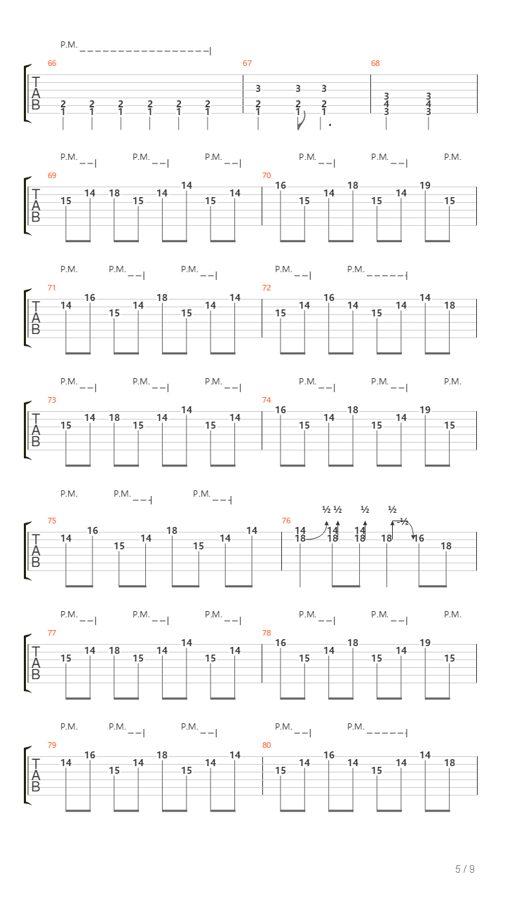 The Hands That Used To Hold Me吉他谱