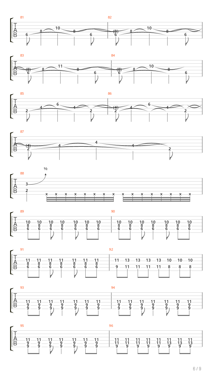 The Hands That Used To Hold Me吉他谱