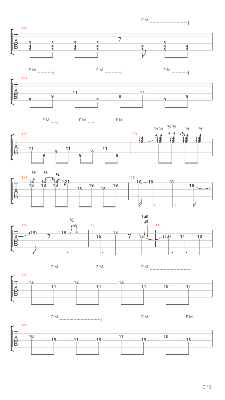 The Hands That Used To Hold Me吉他谱