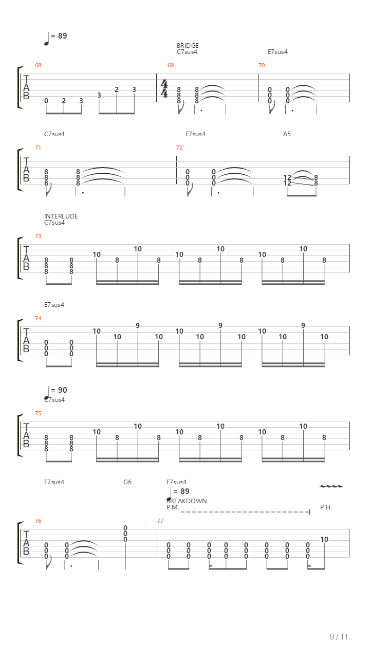 Barricade吉他谱