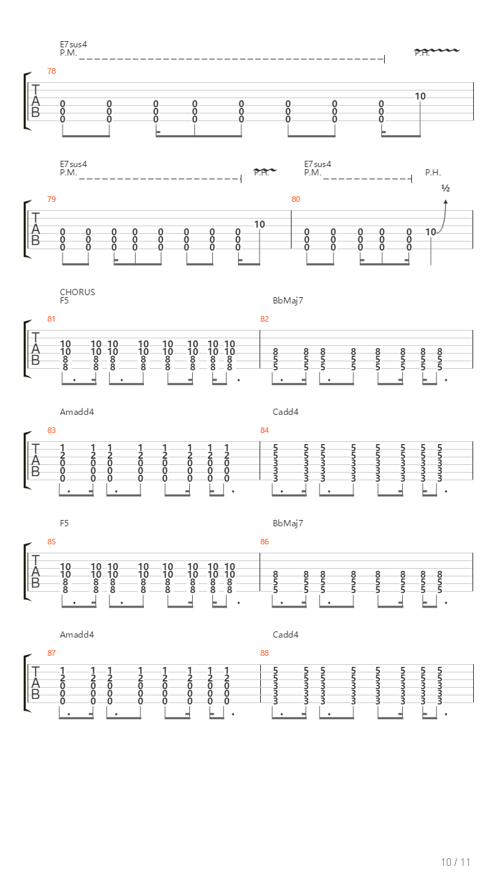Barricade吉他谱