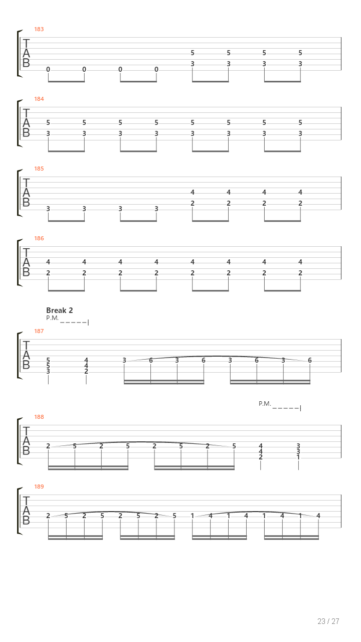 Demise吉他谱