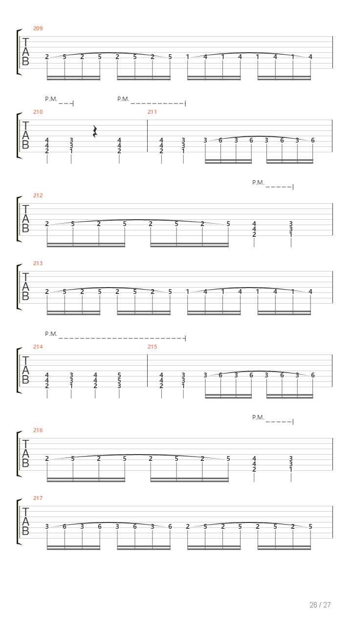 Demise吉他谱