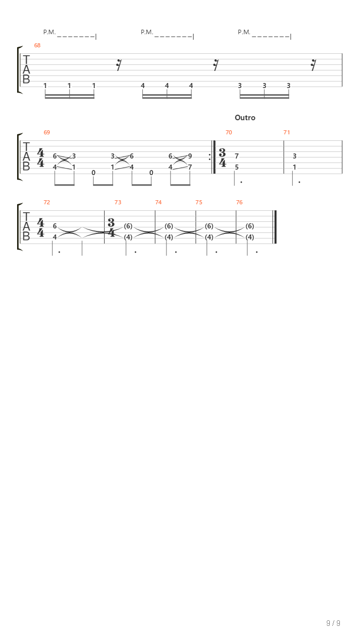 Into Oblivion吉他谱