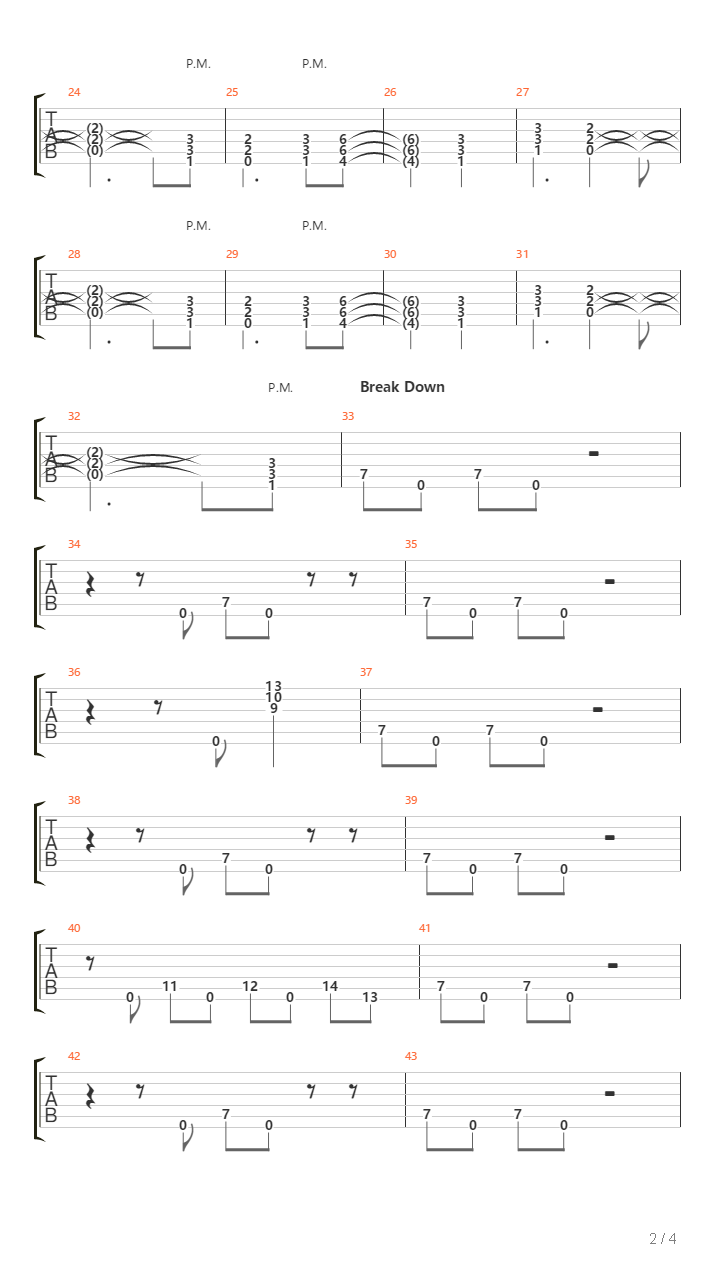 Paradoxal Paradigm Of Perception吉他谱