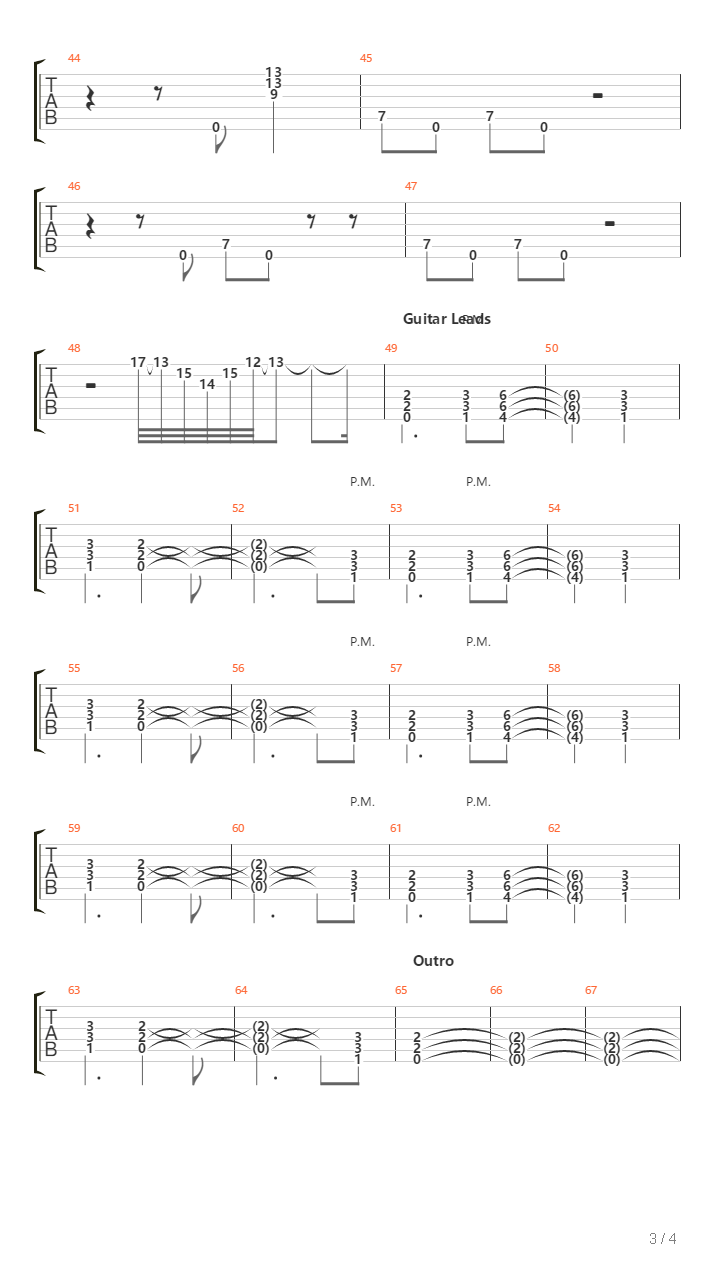 Paradoxal Paradigm Of Perception吉他谱