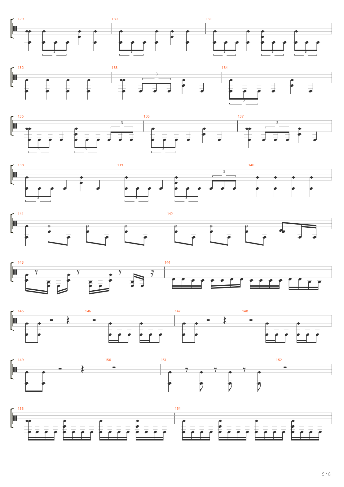 Rx Overdrive吉他谱