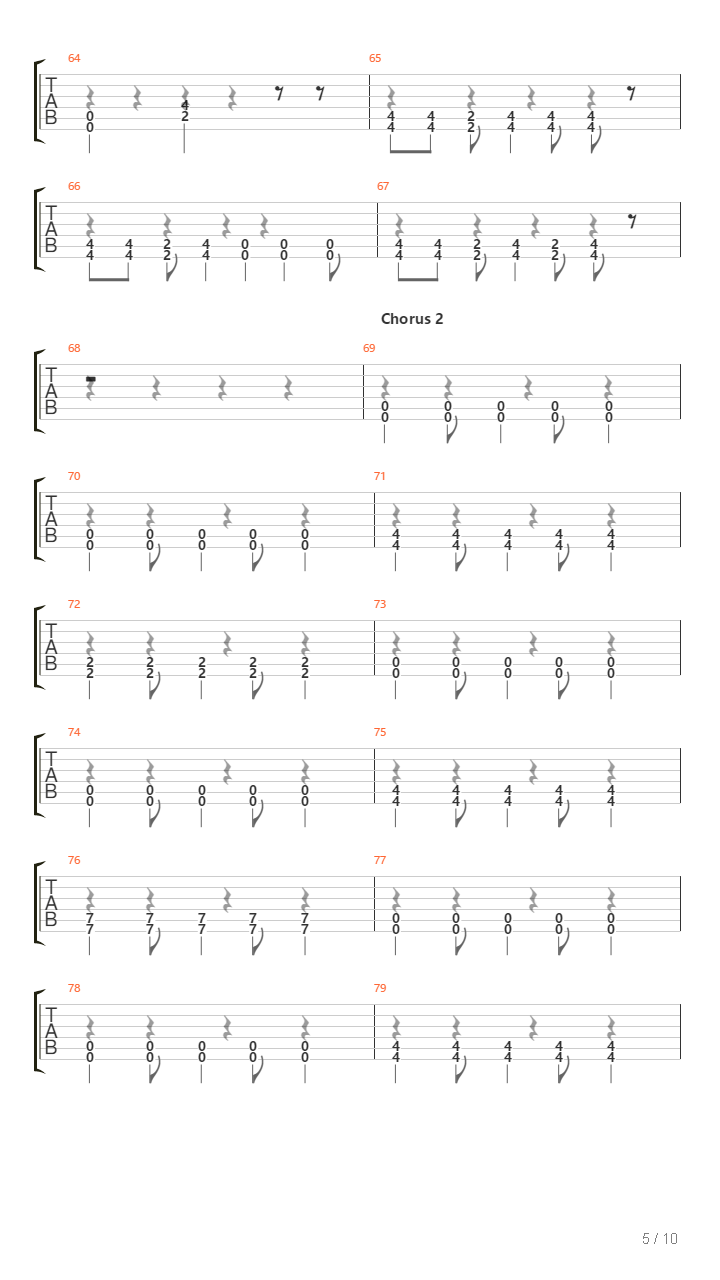 Zero吉他谱