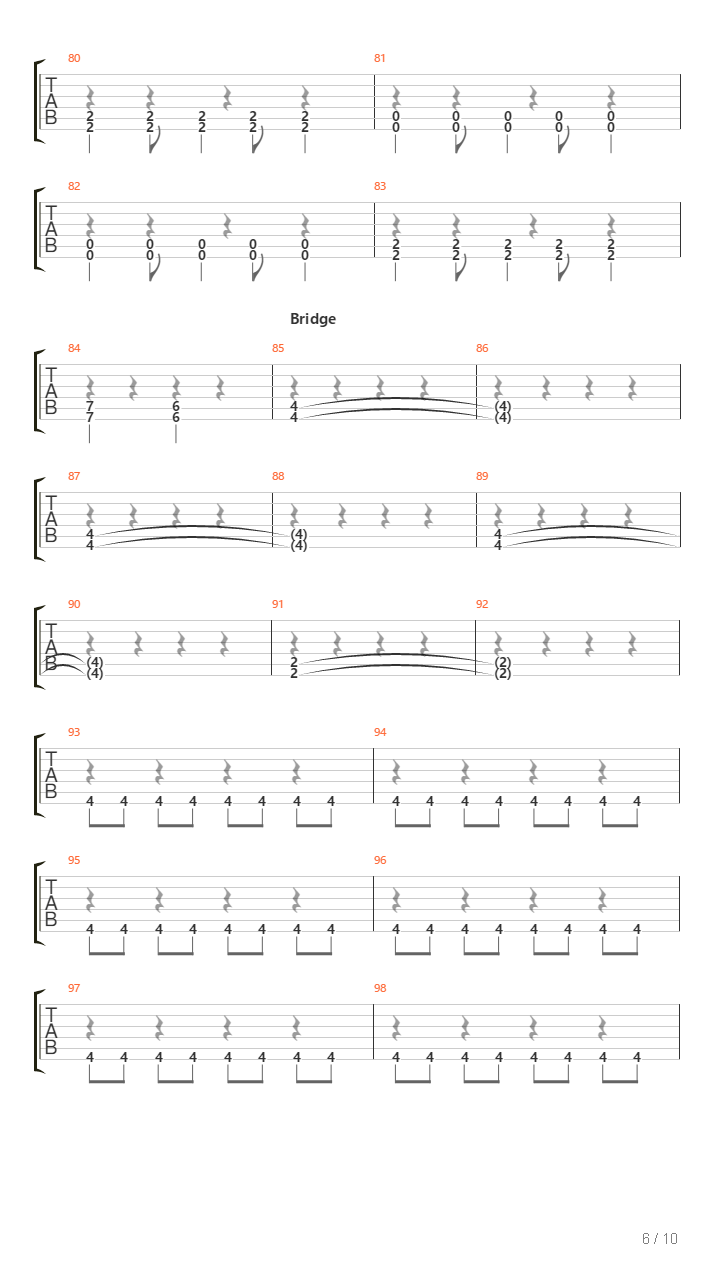 Zero吉他谱