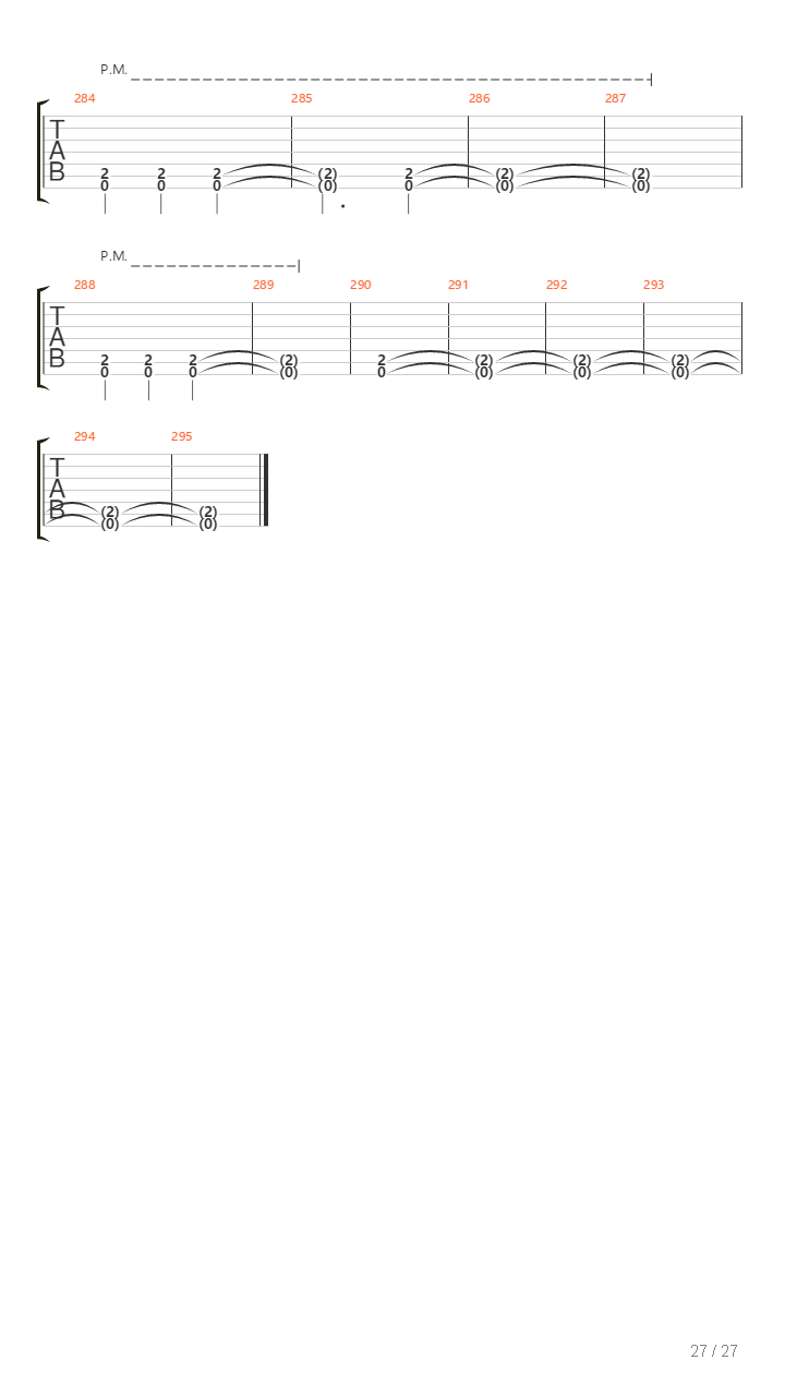 Frontier Of Perception吉他谱