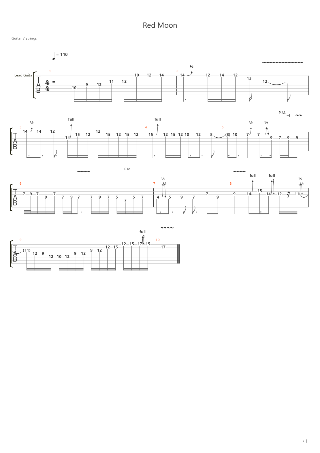 the moon song吉他谱图片