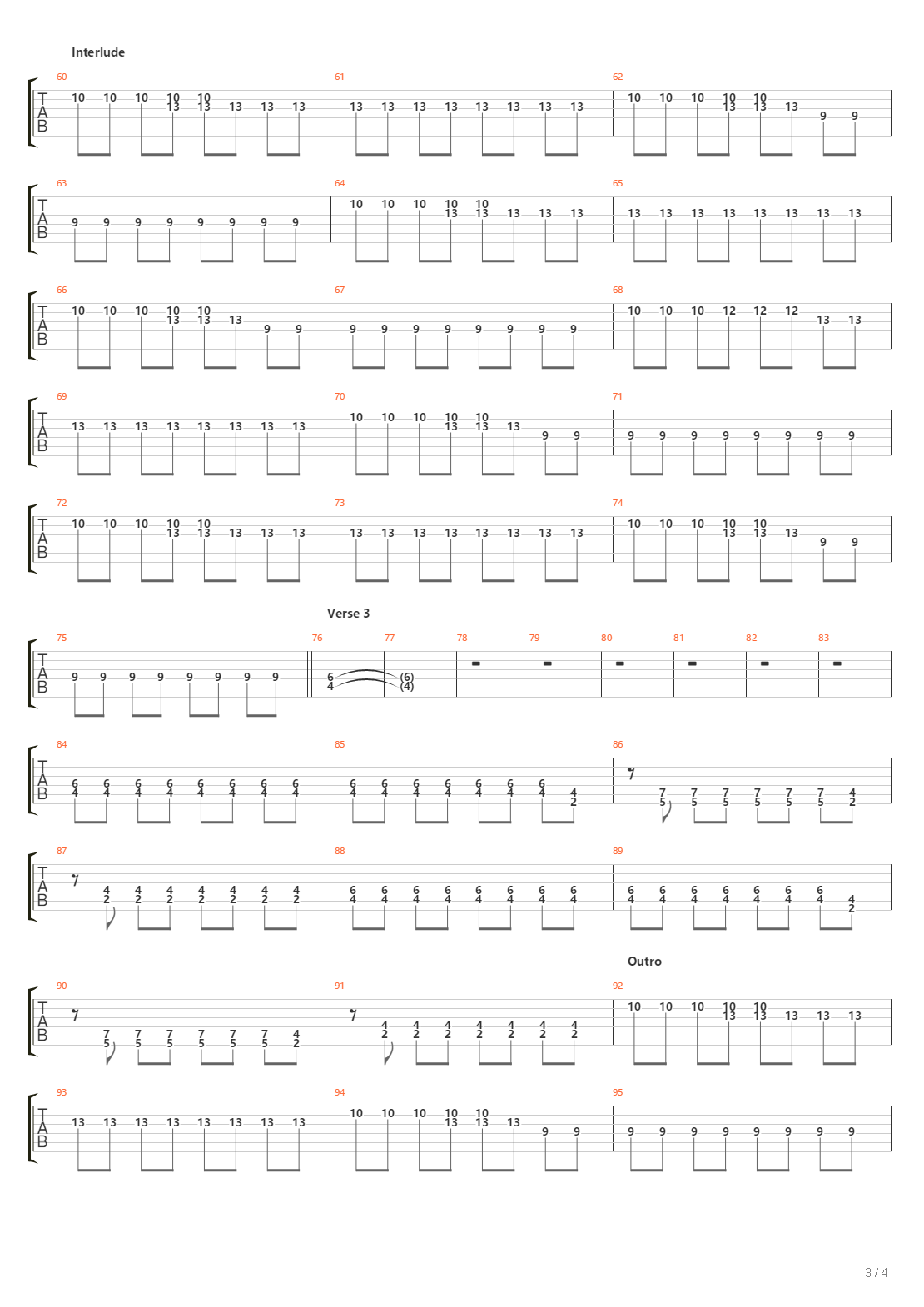 Code Of The Road吉他谱