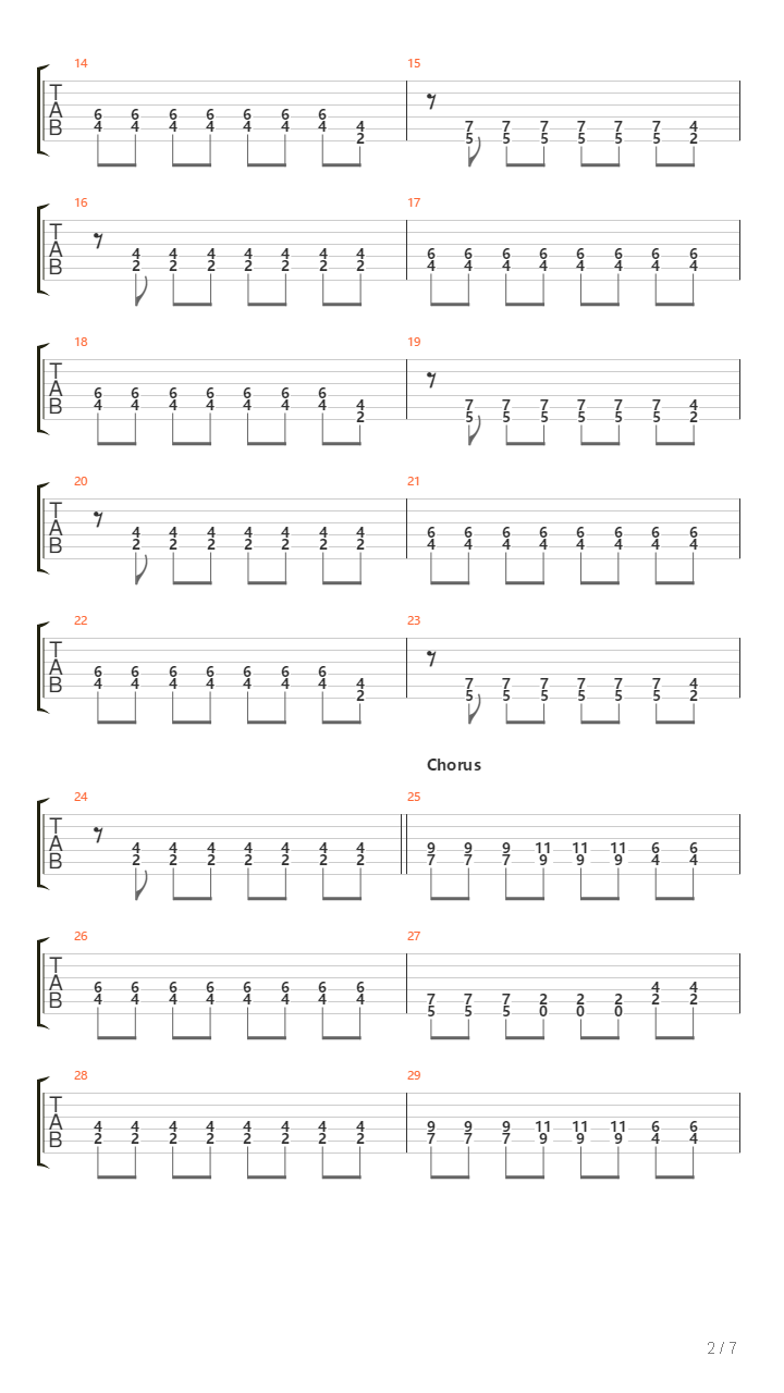 Code Of The Road吉他谱