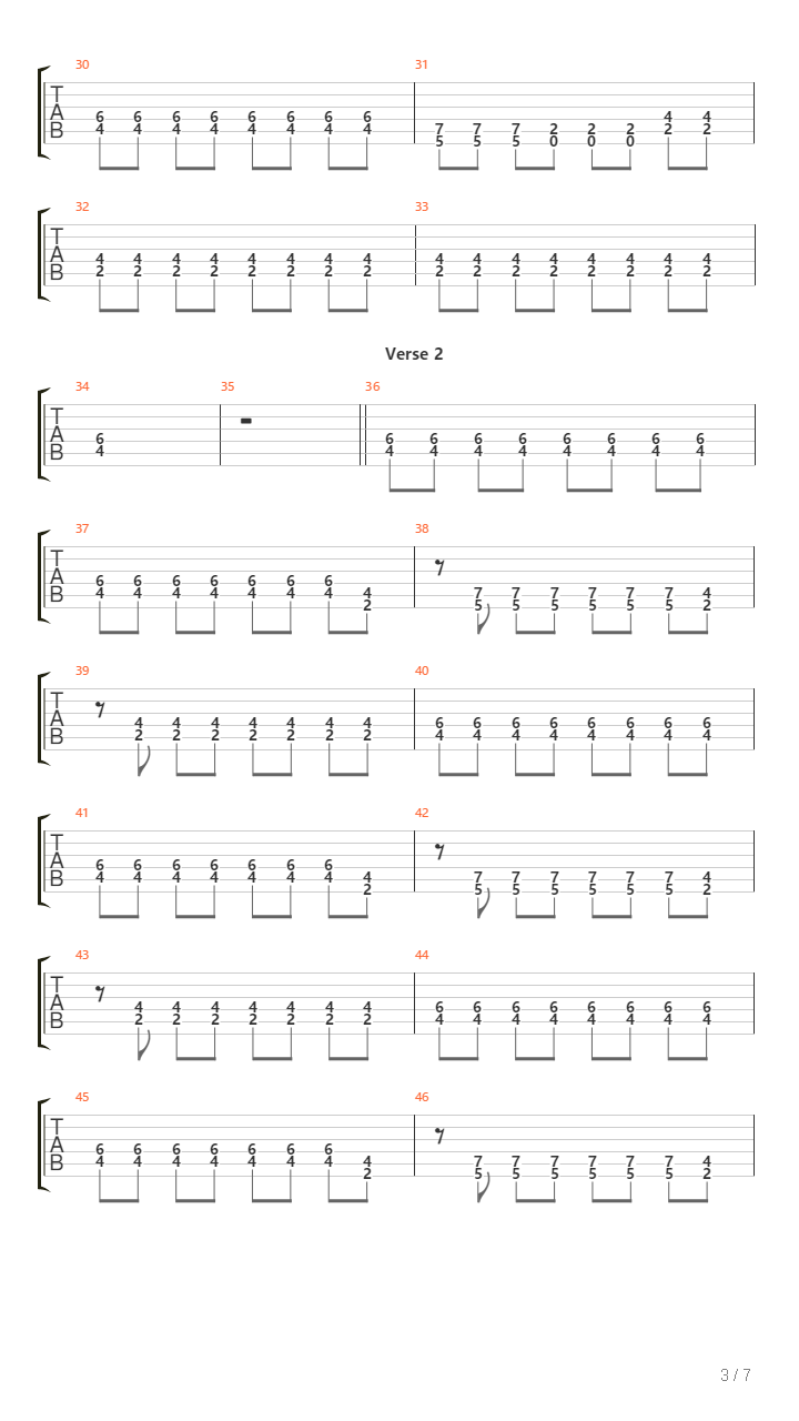 Code Of The Road吉他谱