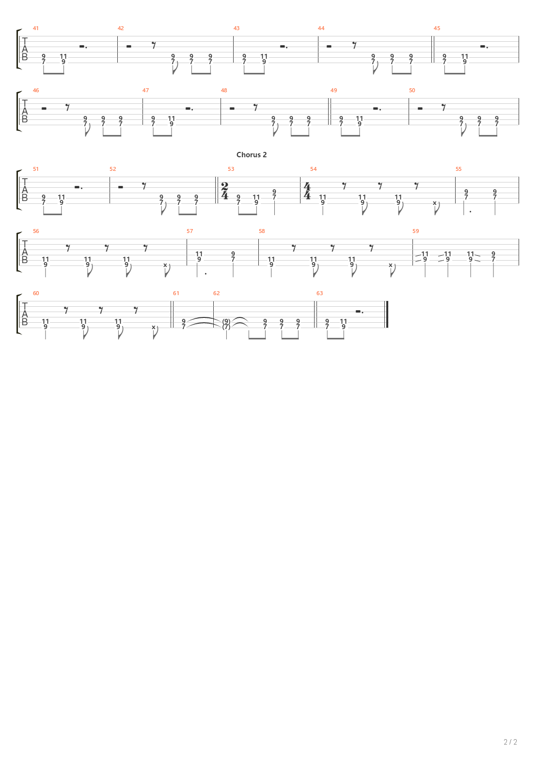 The Rules吉他谱