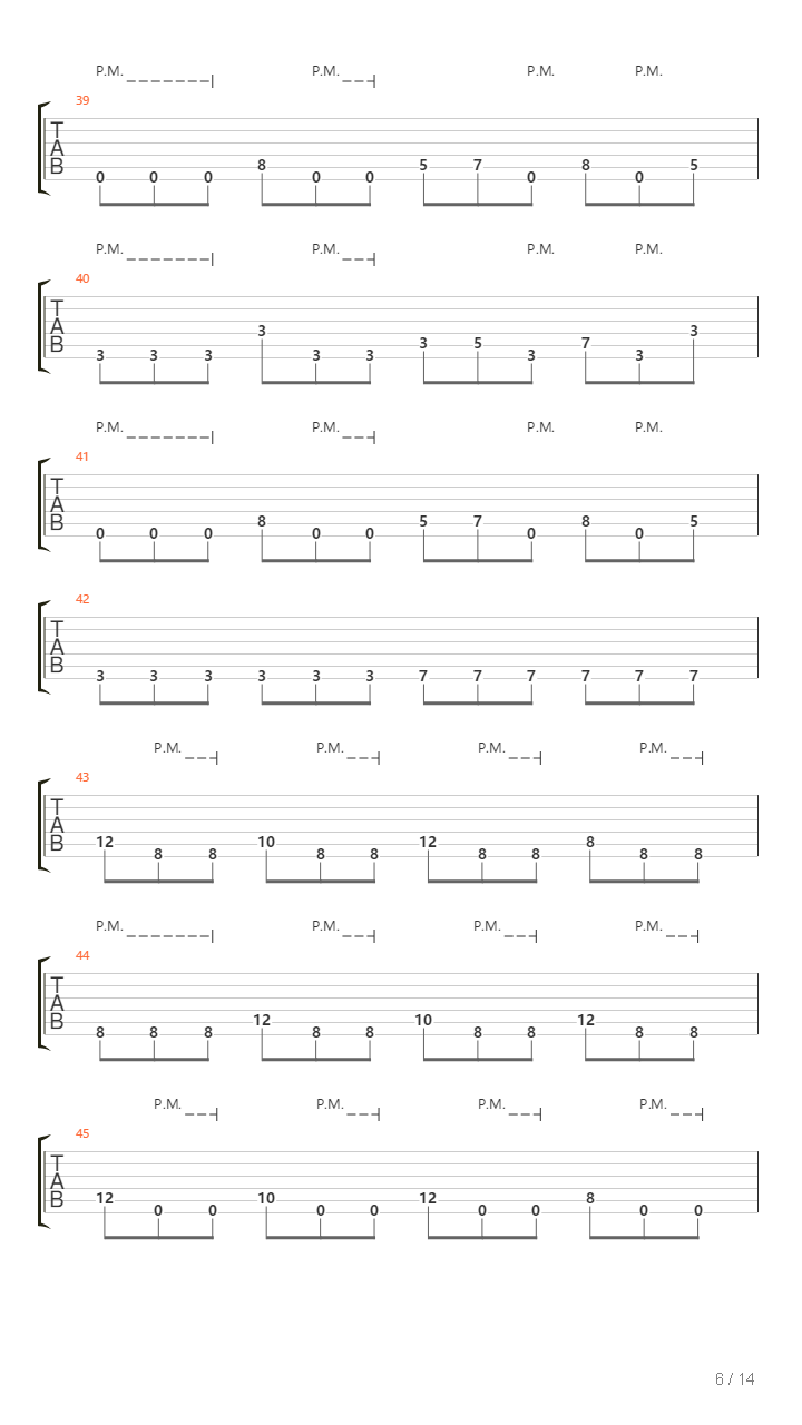 Hierarchy Of Heathens吉他谱