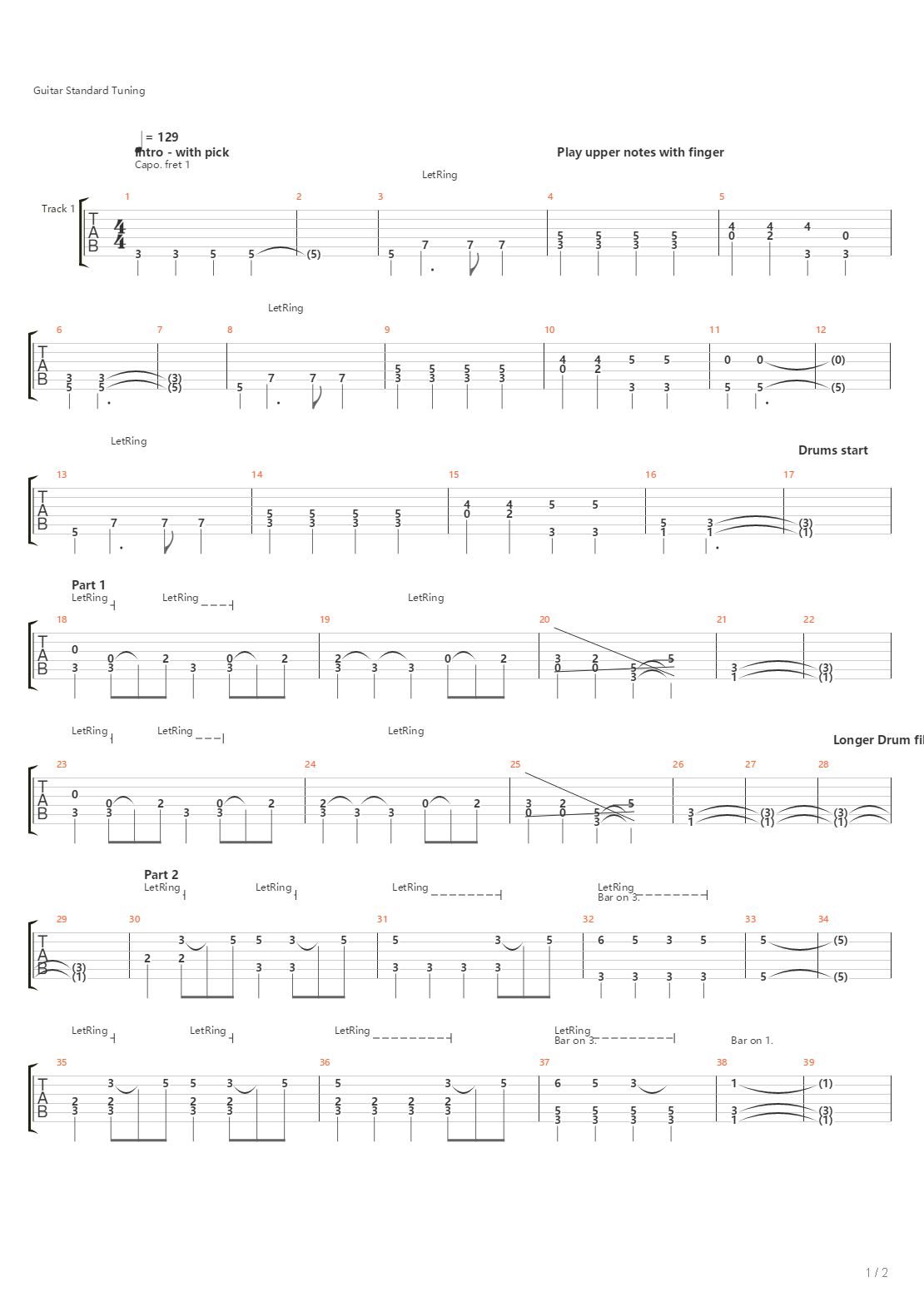 The Right Way Around吉他谱