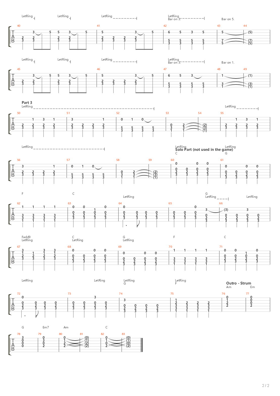 The Right Way Around吉他谱