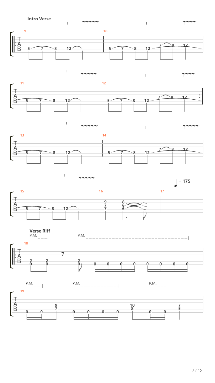 Bite The Pain吉他谱