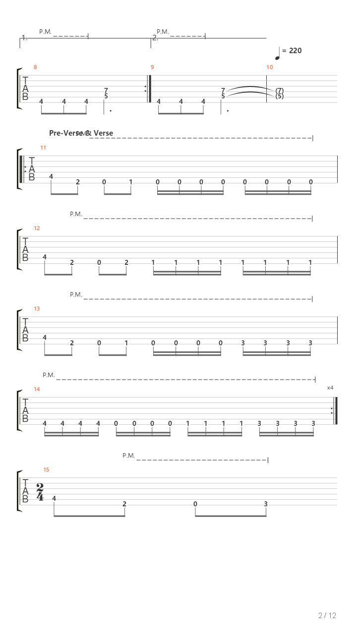 Flattening Of Emotions吉他谱