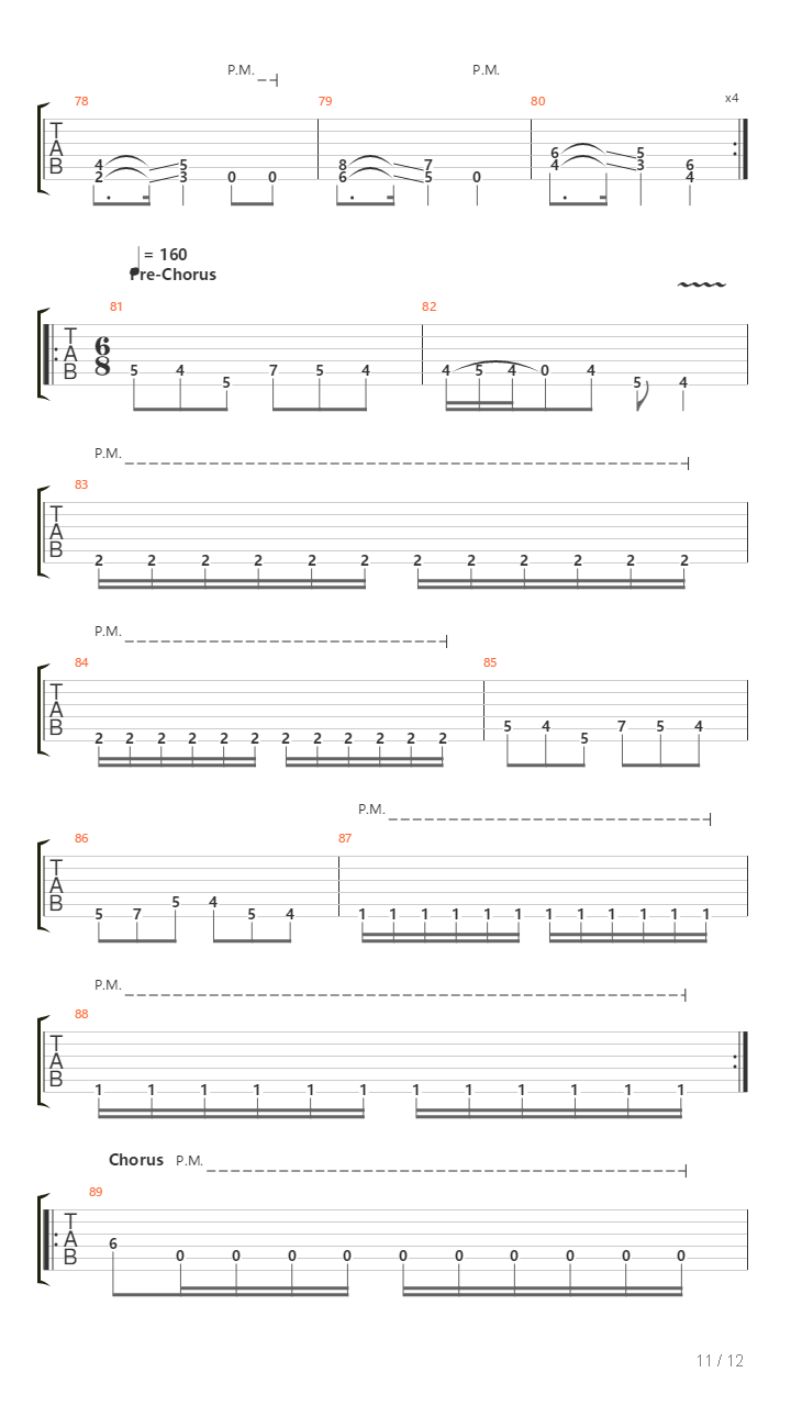 Flattening Of Emotions吉他谱