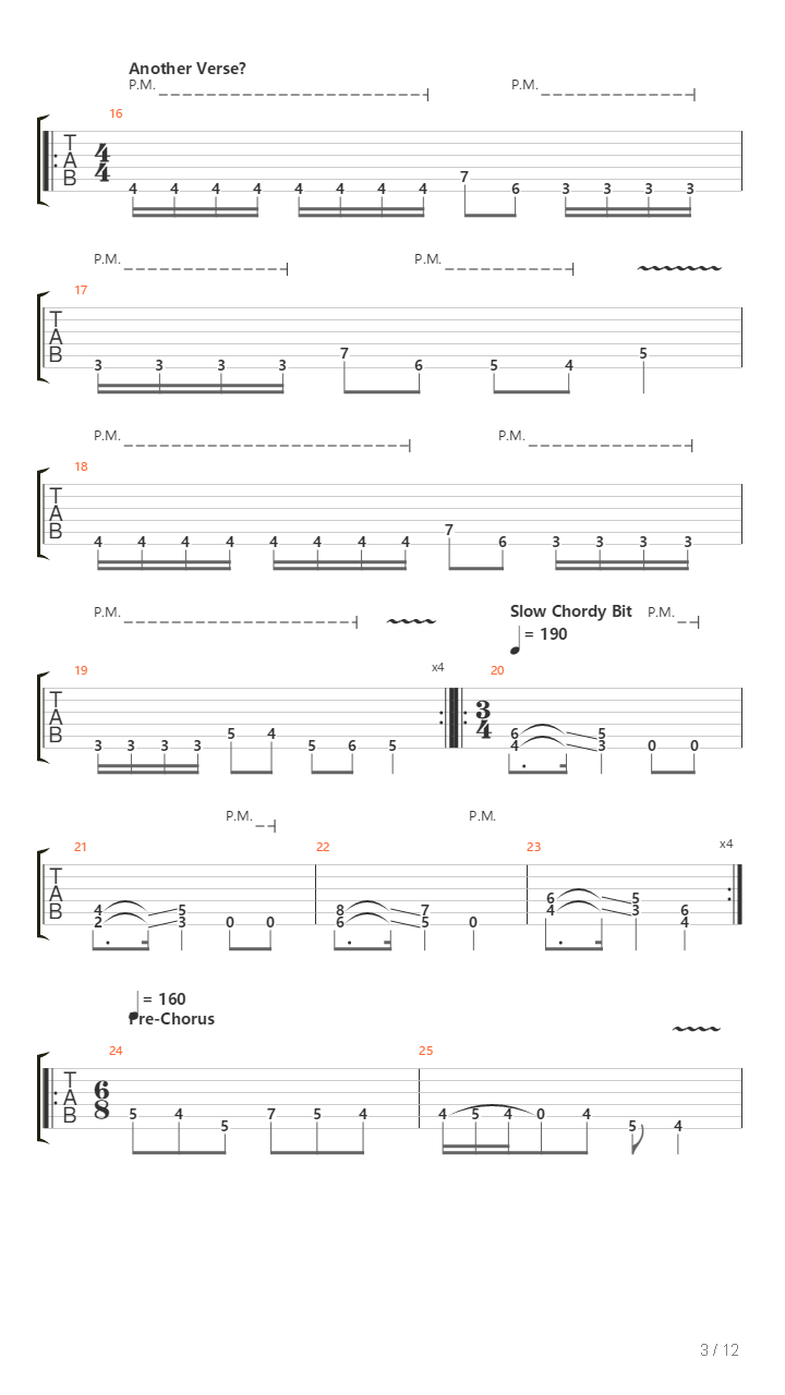 Flattening Of Emotions吉他谱