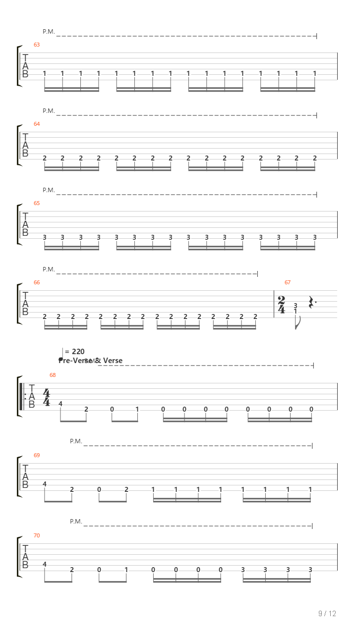 Flattening Of Emotions吉他谱