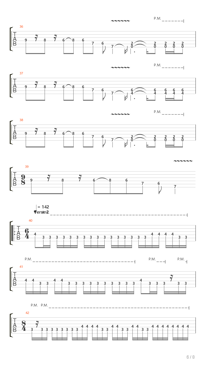 Individual Thought Patterns吉他谱