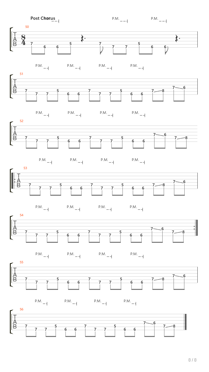 Individual Thought Patterns吉他谱