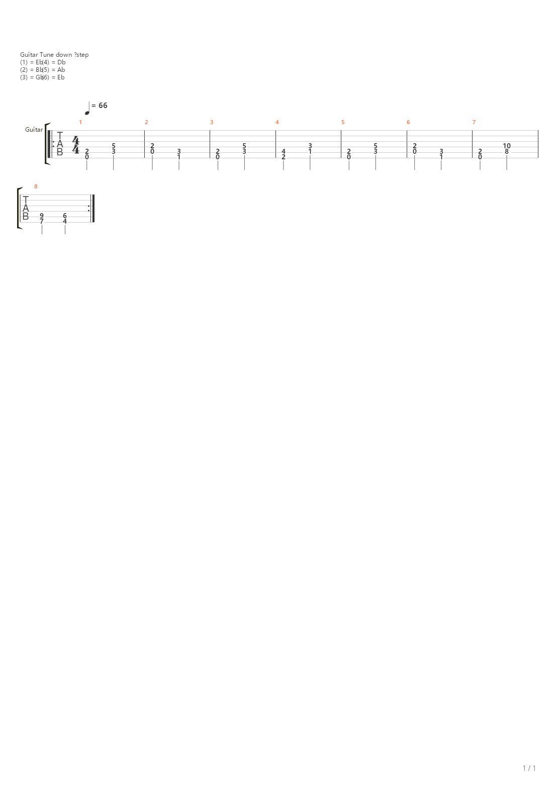 Black Hymn吉他谱