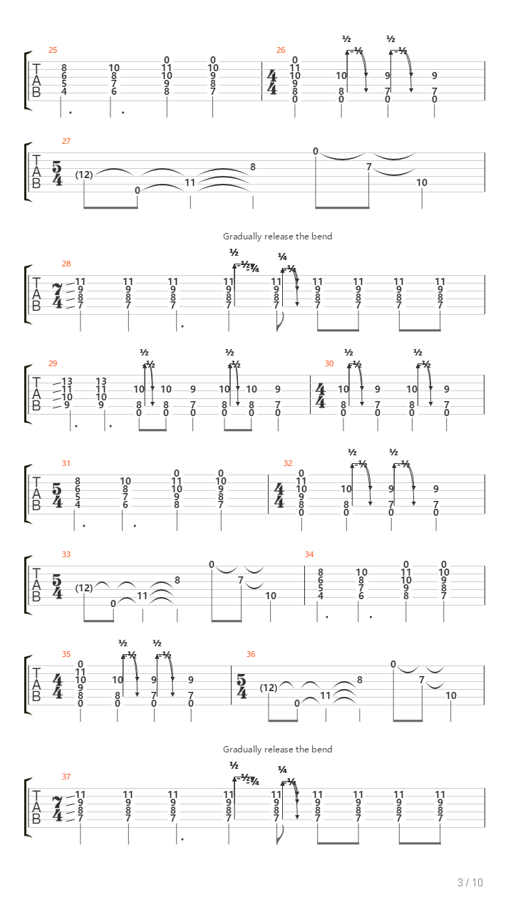 Fiery Serpents吉他谱