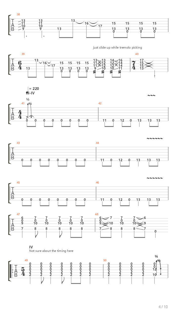 Fiery Serpents吉他谱