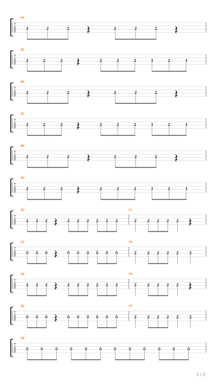 Burning Bridges吉他谱