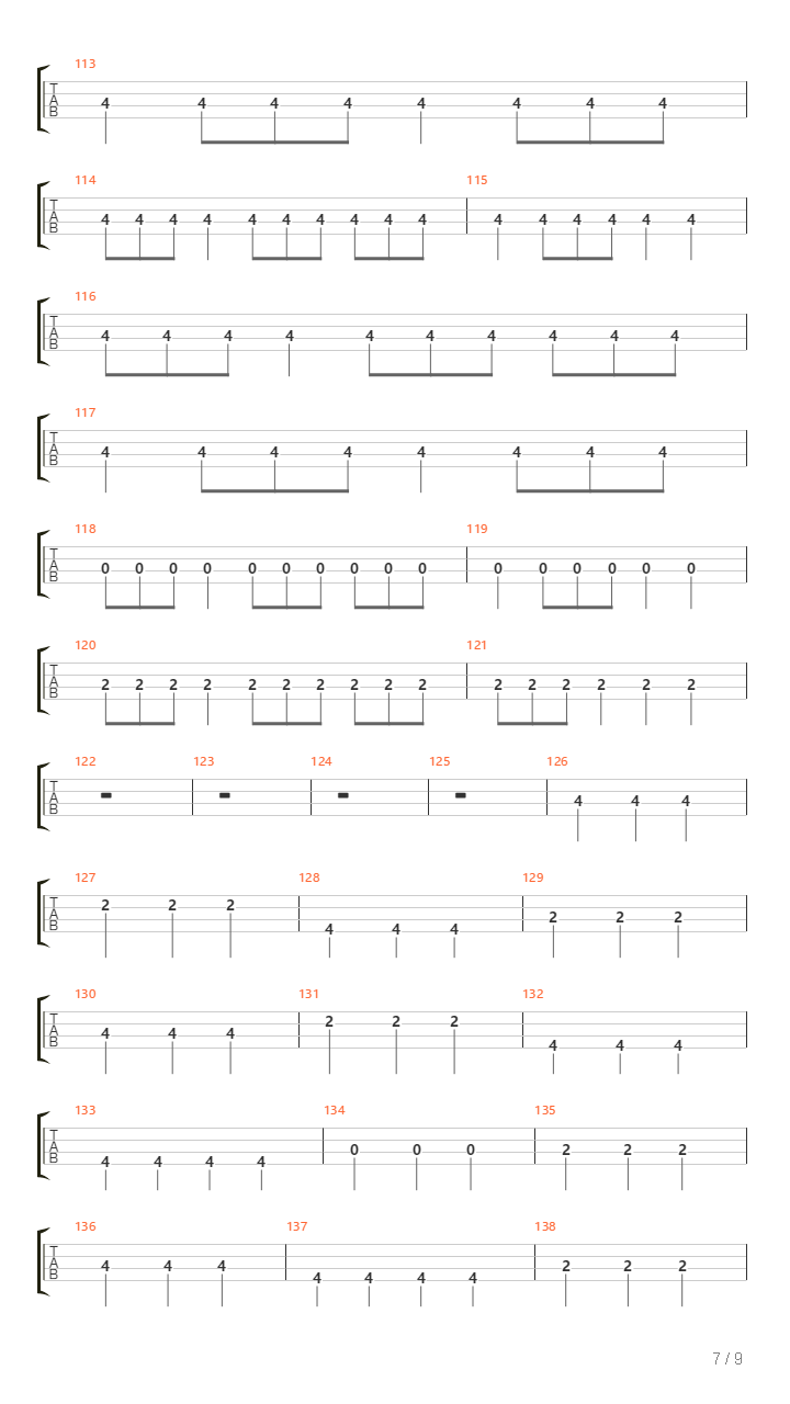 Burning Bridges吉他谱