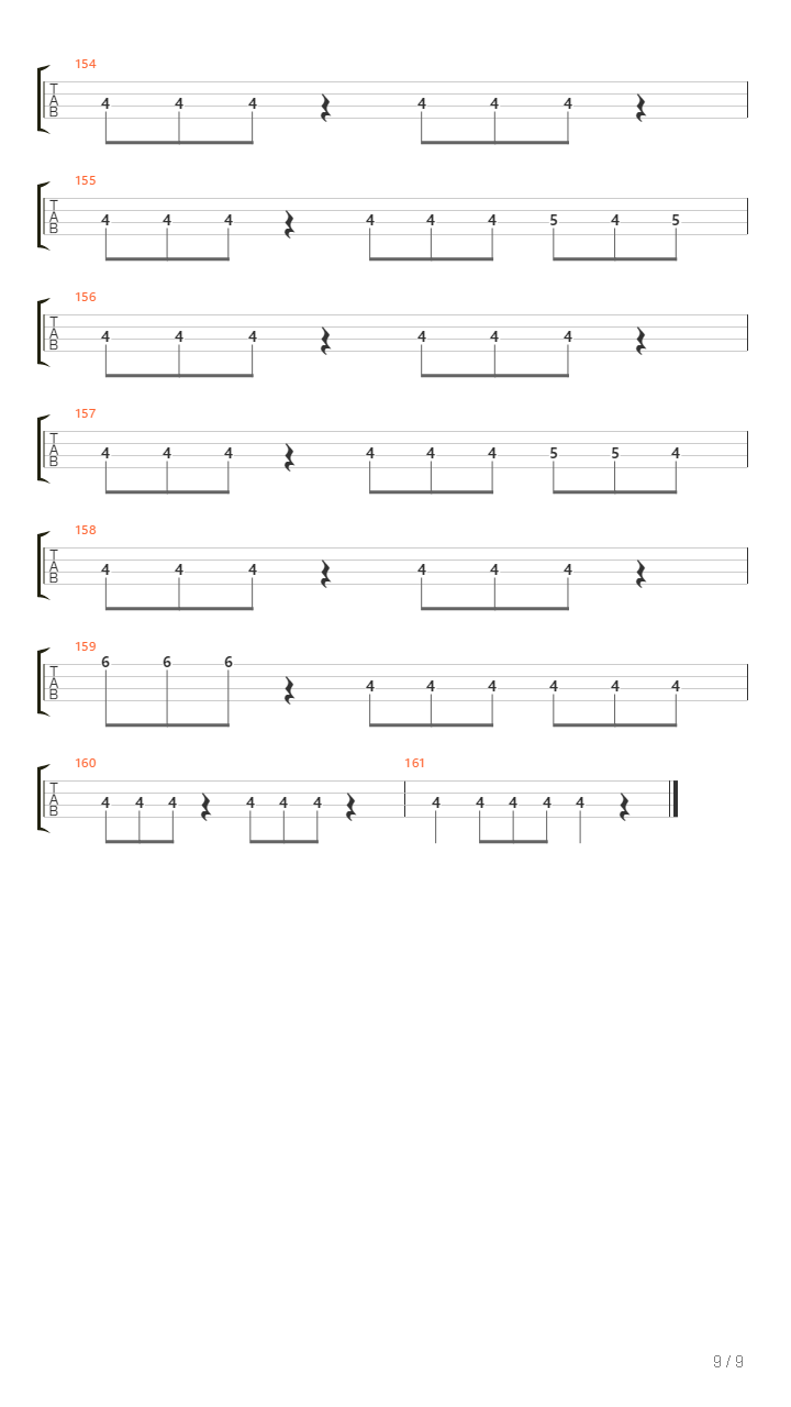 Burning Bridges吉他谱