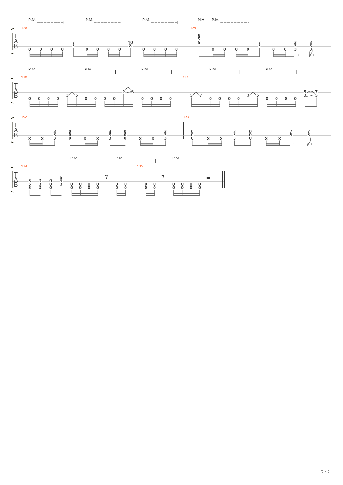 Vendetta吉他谱