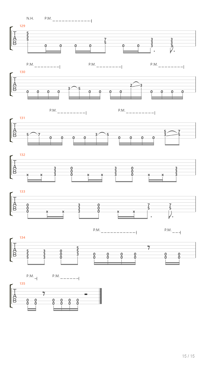 Vendetta吉他谱
