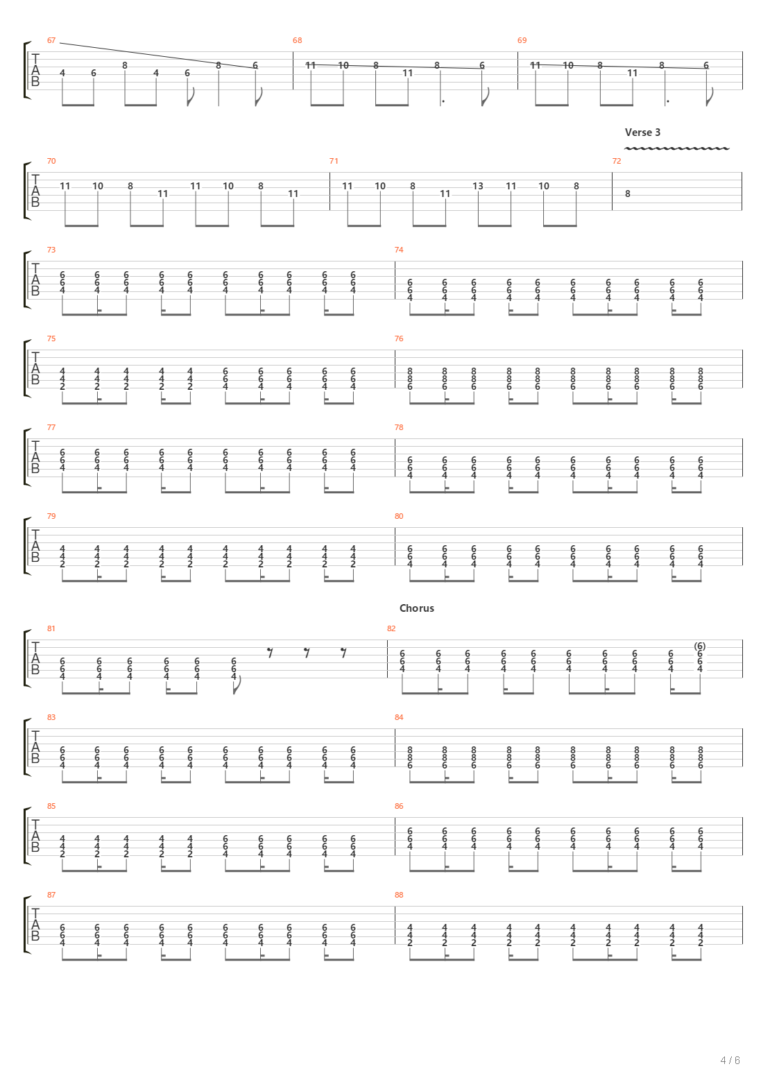 Passaggio A Nordest吉他谱