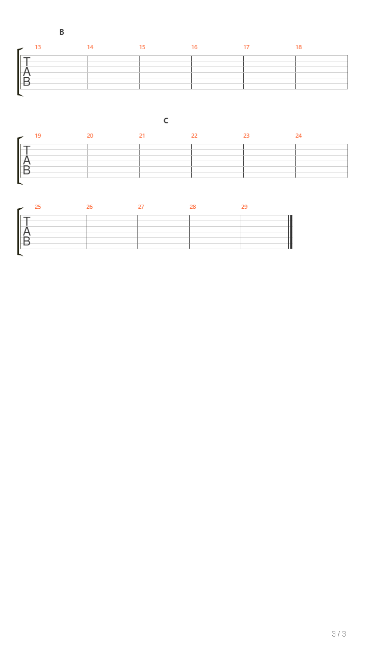 Incipit吉他谱