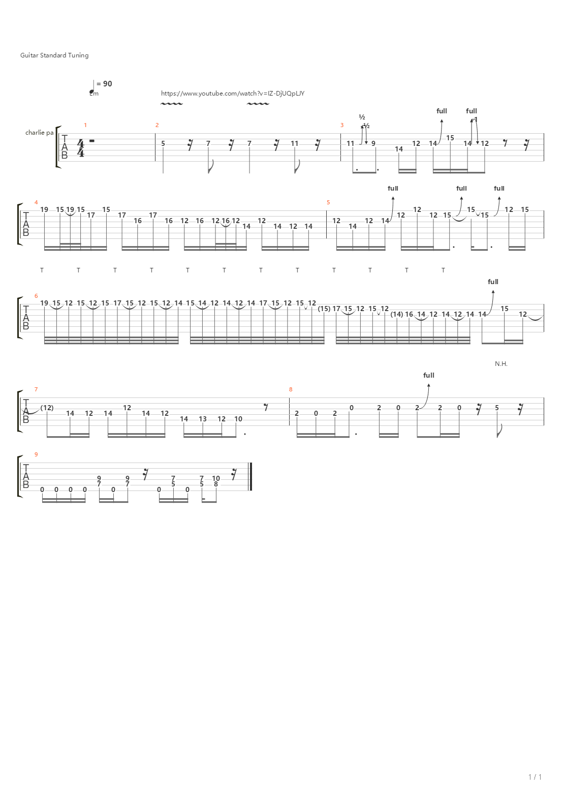 Genesis吉他谱