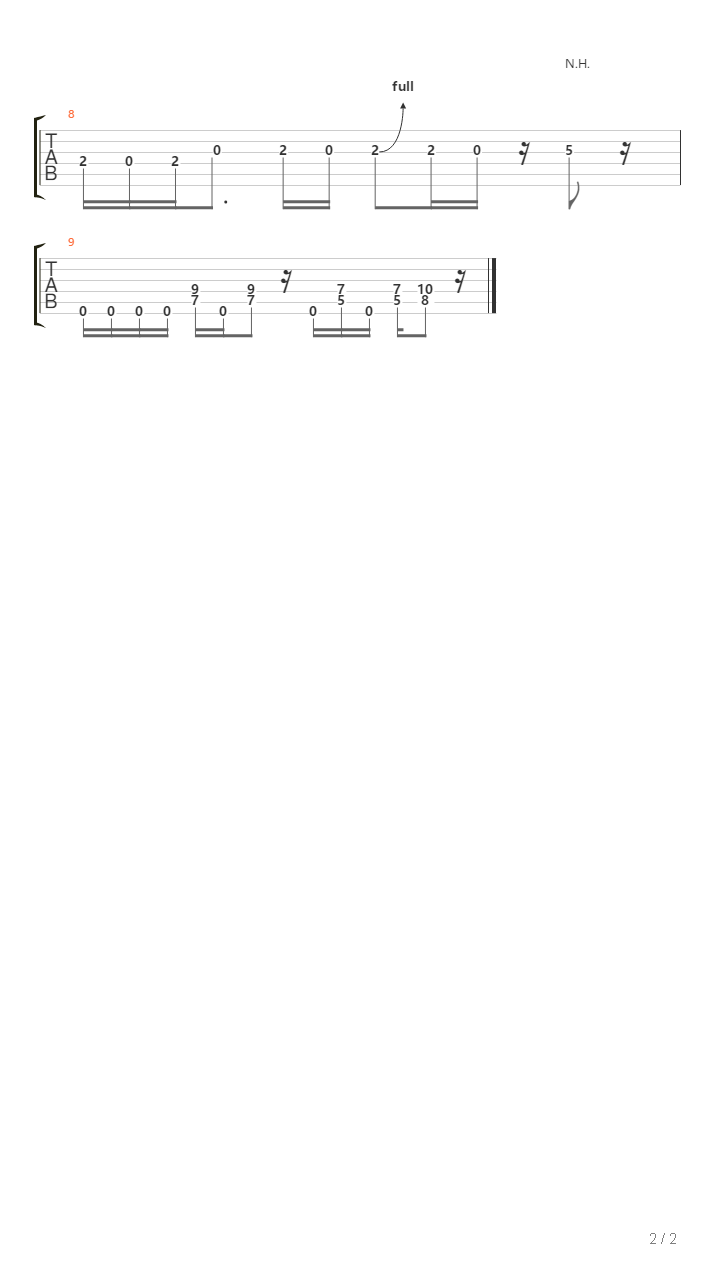 Genesis吉他谱