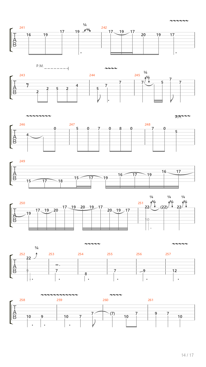 Maha Kali吉他谱