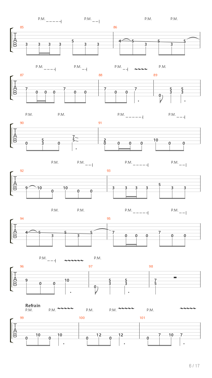 Maha Kali吉他谱