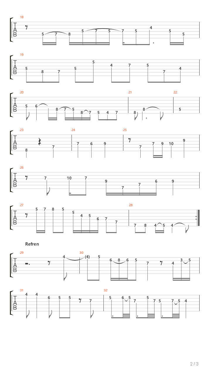 Otilija吉他谱