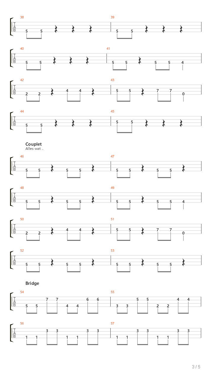 Sinds 1 Dag Of 2 32 Jaar吉他谱