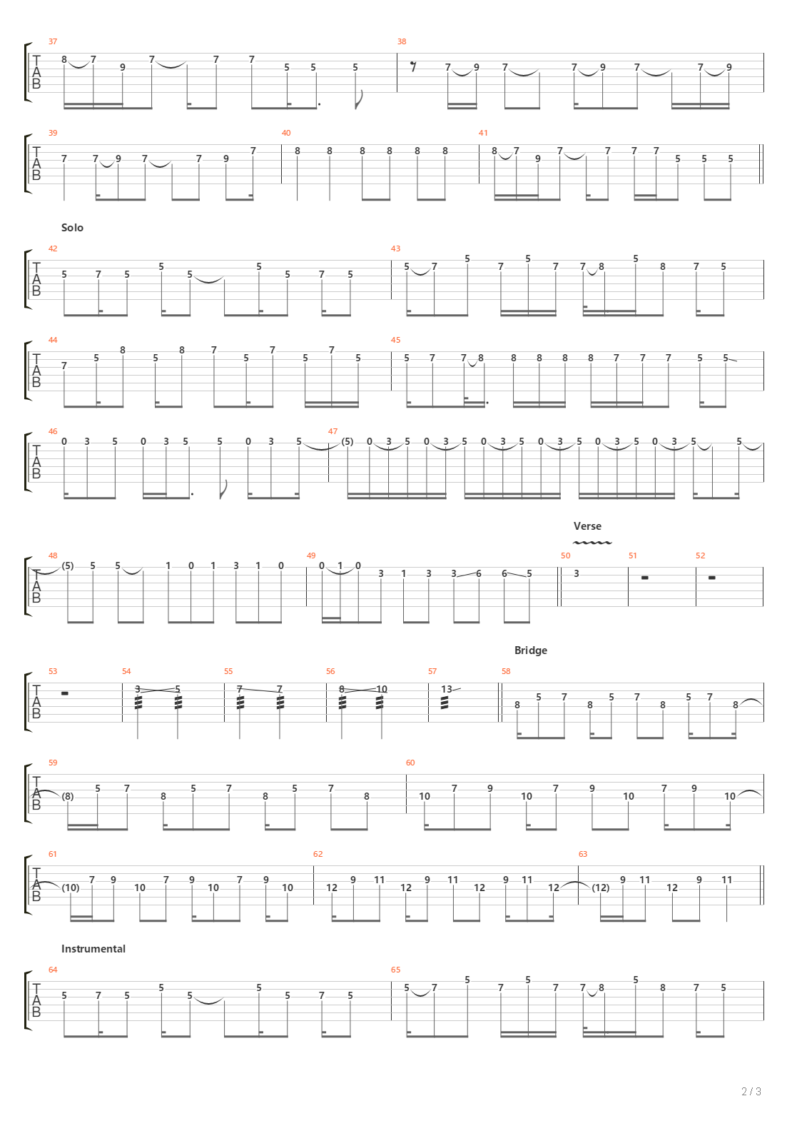 Cycle Of Hurt吉他谱