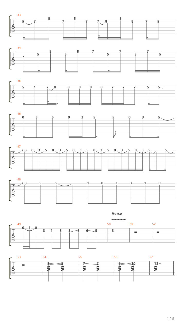 Cycle Of Hurt吉他谱