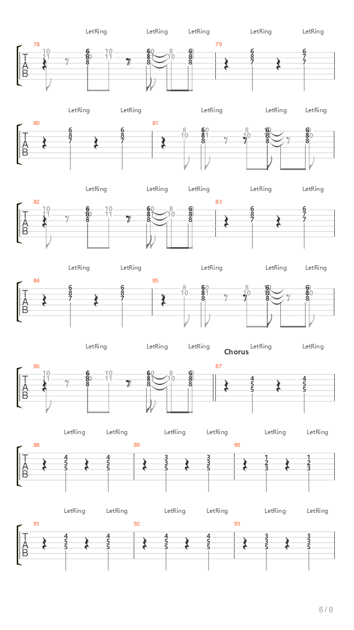 Valley吉他谱